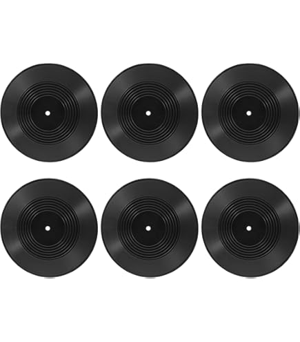 Amazon.co.jp: TunePhonik ビニールレコードセンターラベル 穴付き 12